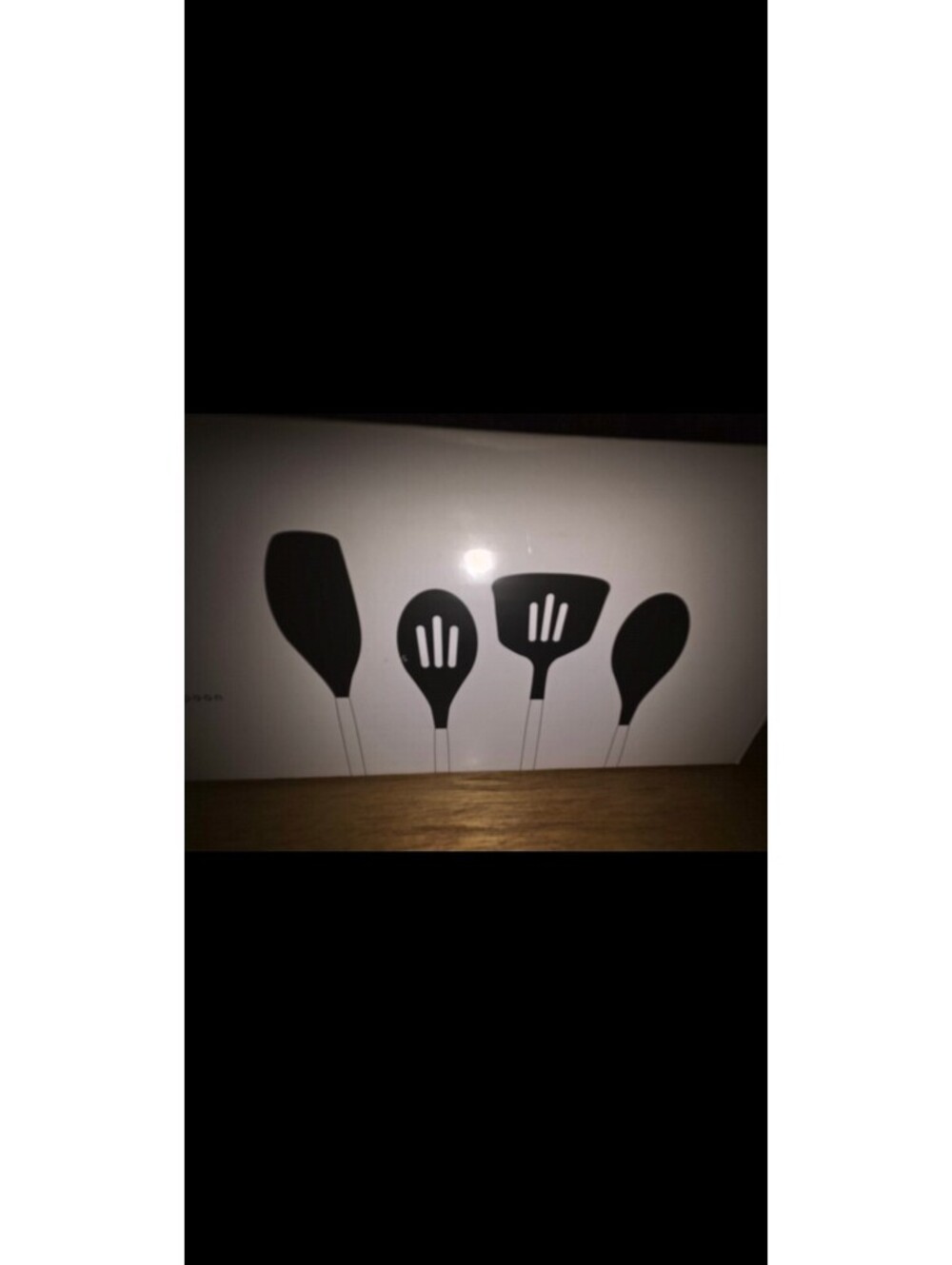 Sur La Table 4 Piece Silicone Wood Utensil Set - Picture 5 of 5